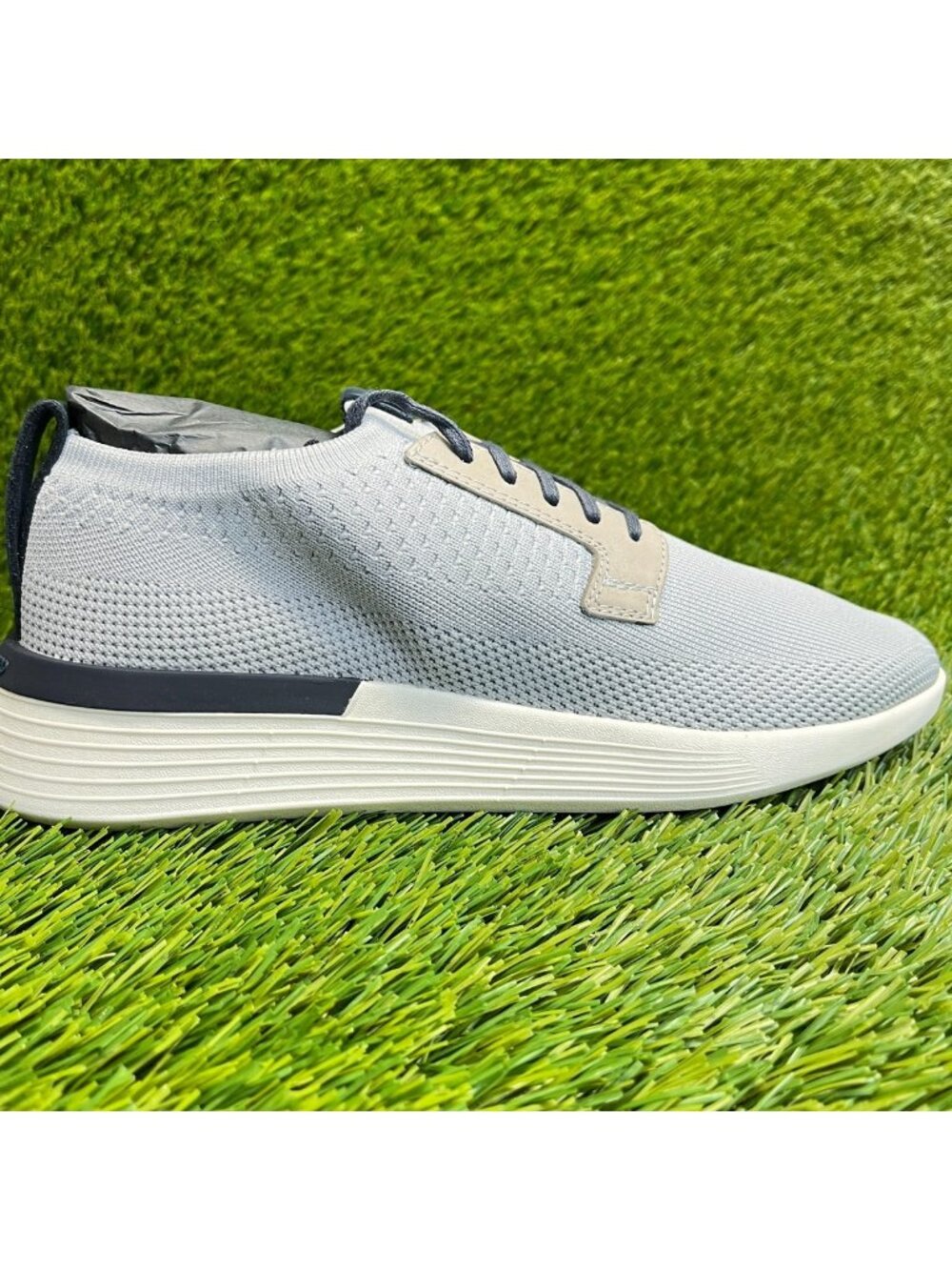 Wolf & Shepherd Swiftknit Mens 6 Womens Size 8 Gray Casual Knit Derby Shoes